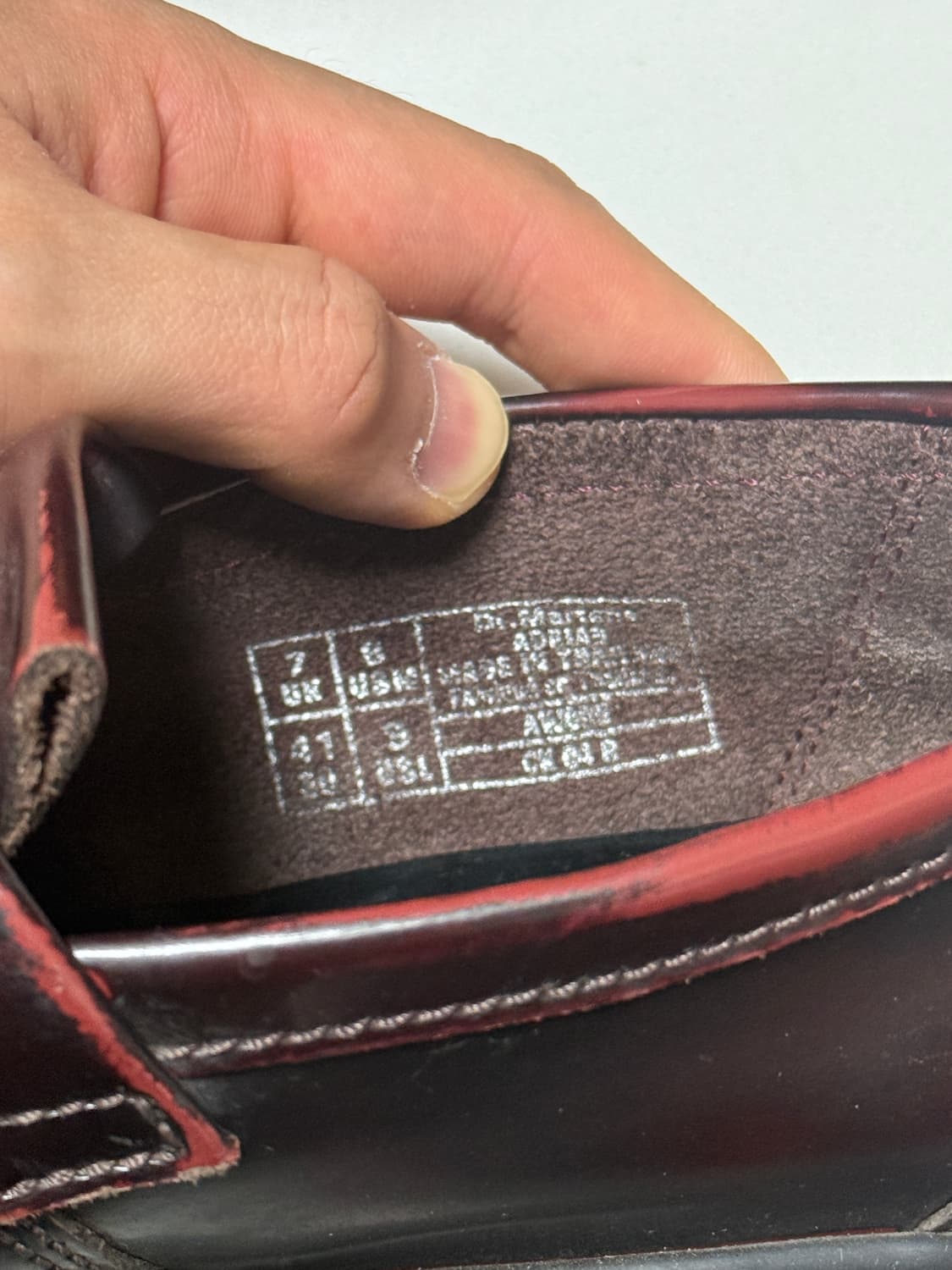 uk7,260) 59,000원 닥터마틴 아드리안 체리 레드 아르카디아  상품이미지10