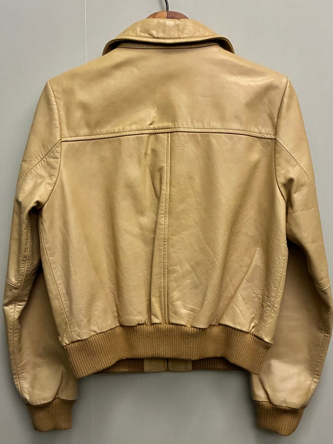 (S~M)00s GAP 올드갭 밀리터리 봄버 레더자켓 가죽자켓 우먼스 상품이미지6