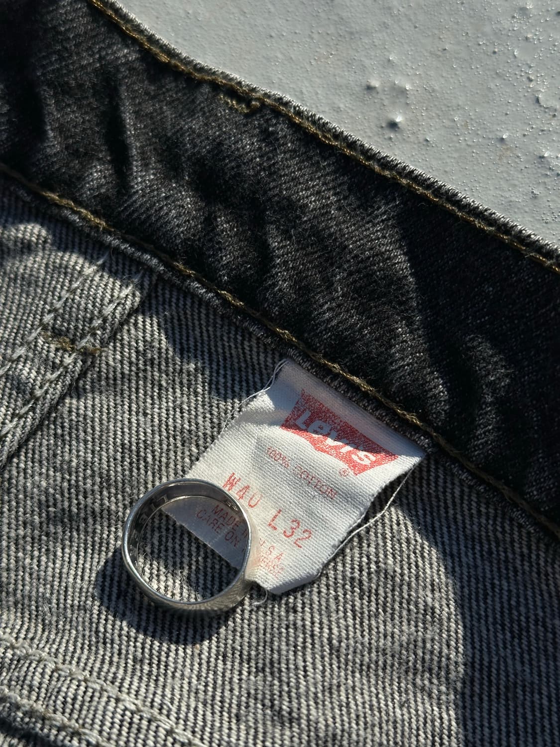 90s levi's 517 Black 빈티지 리바이스 플레어핏 40 상품이미지3