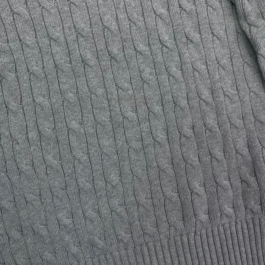 95 폴로랄프로렌 신형라벨 꽈배기 반집업 니트 상품이미지5