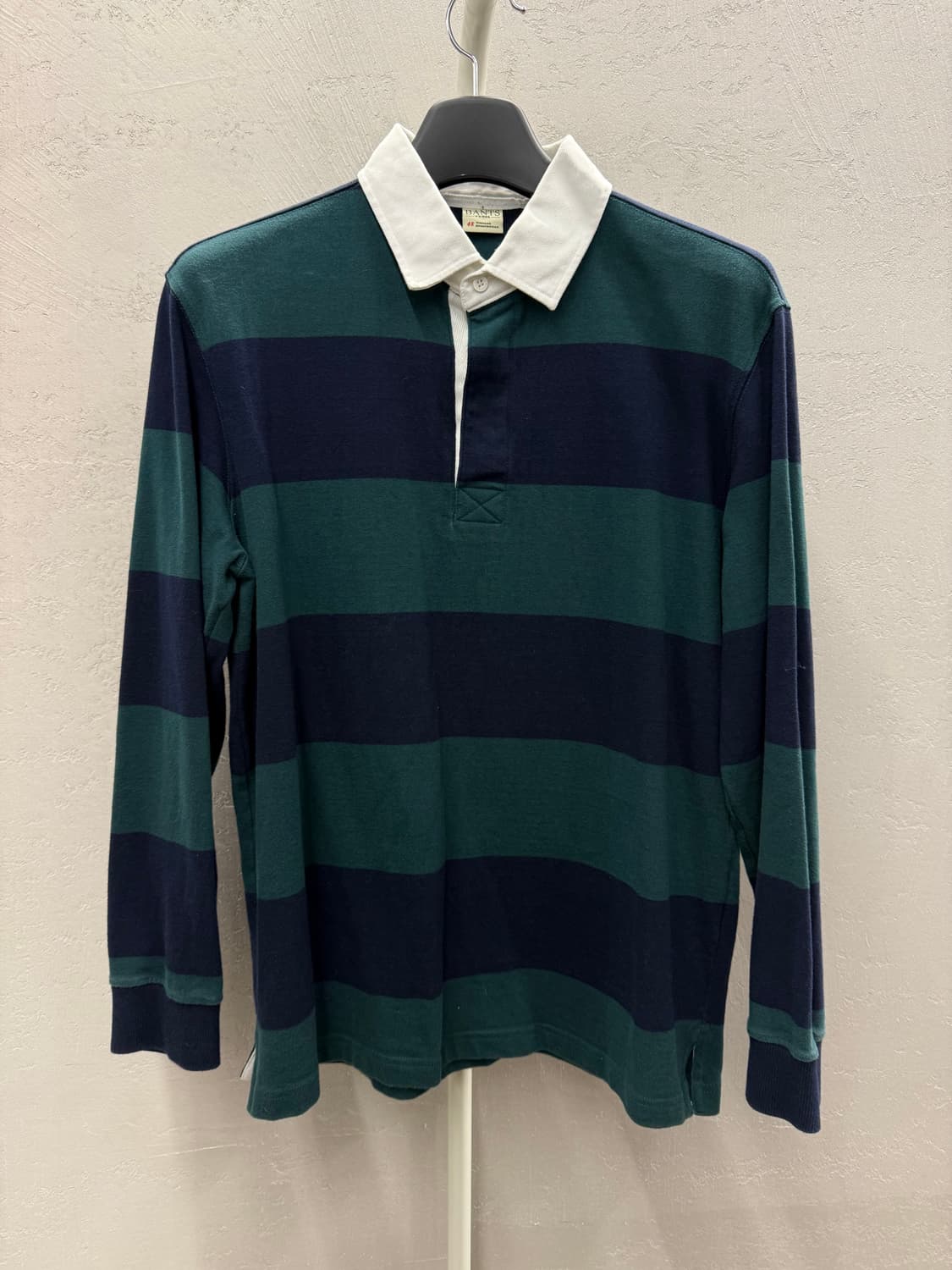 BANTS 반츠 럭비 스트라이프 긴팔 카라 셔츠 48 상품이미지2
