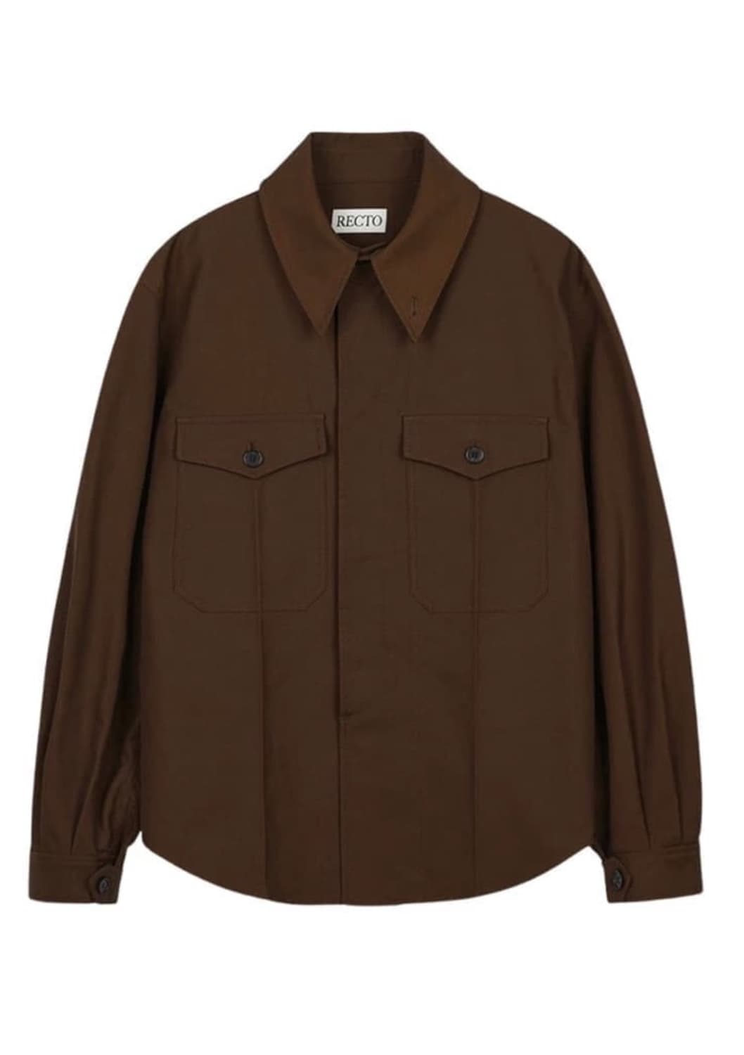 렉토 워크셔츠 브라운 L 상품이미지2