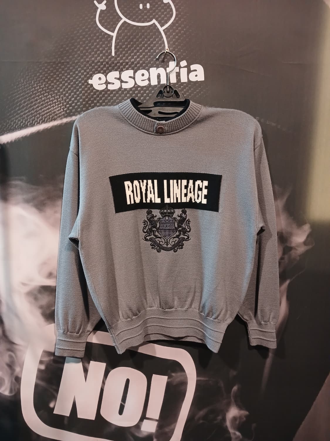 블랙피아 빈티지 니트 그레이 상품이미지1