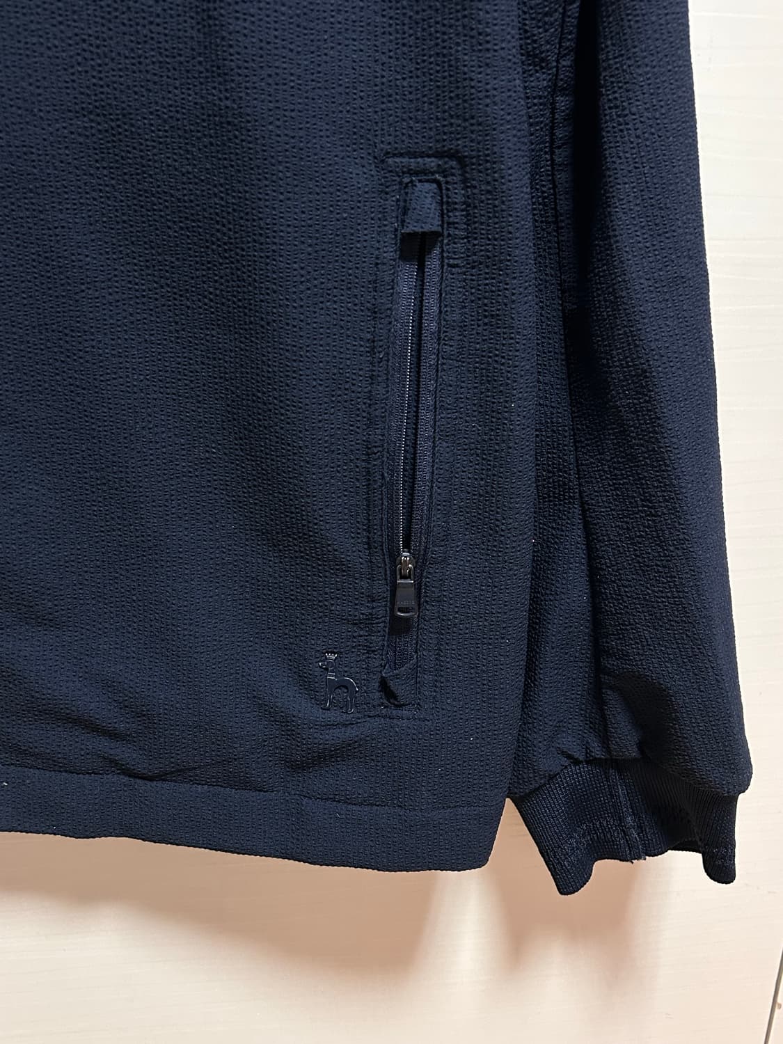 헤지스 남성 네이비 집업 자켓 100 상품이미지2