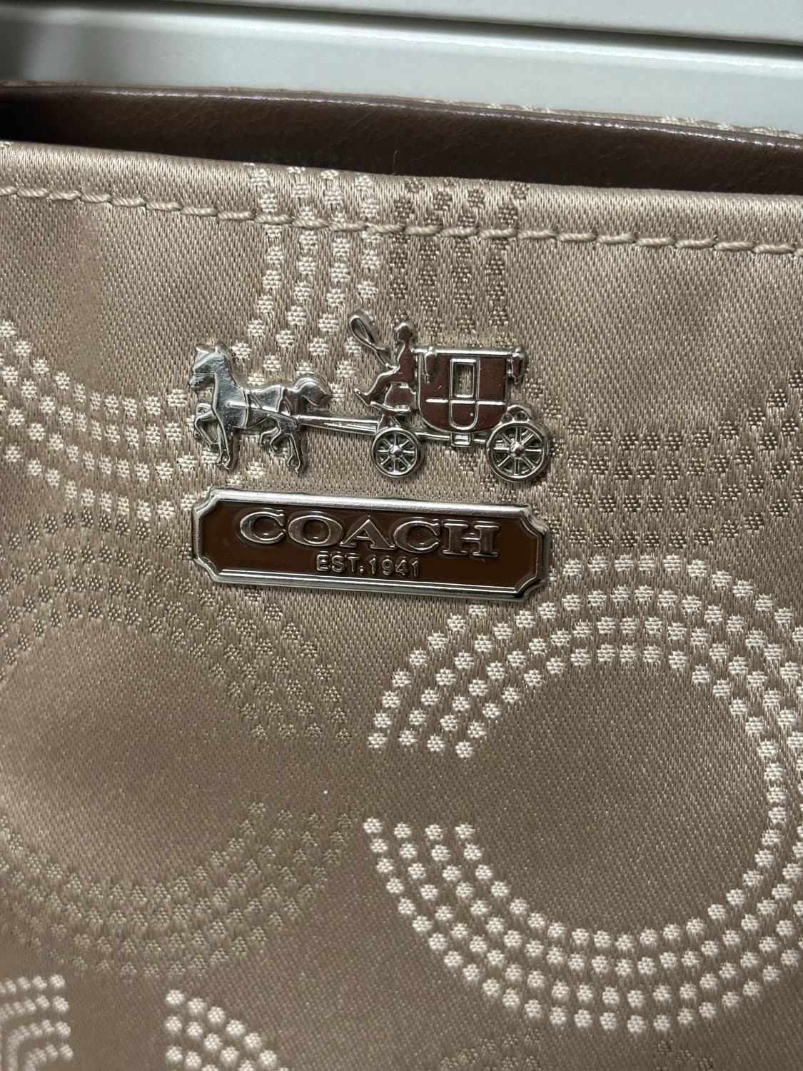 coach 코치 브라운 토트백 가방 라떼갸루 상품이미지3