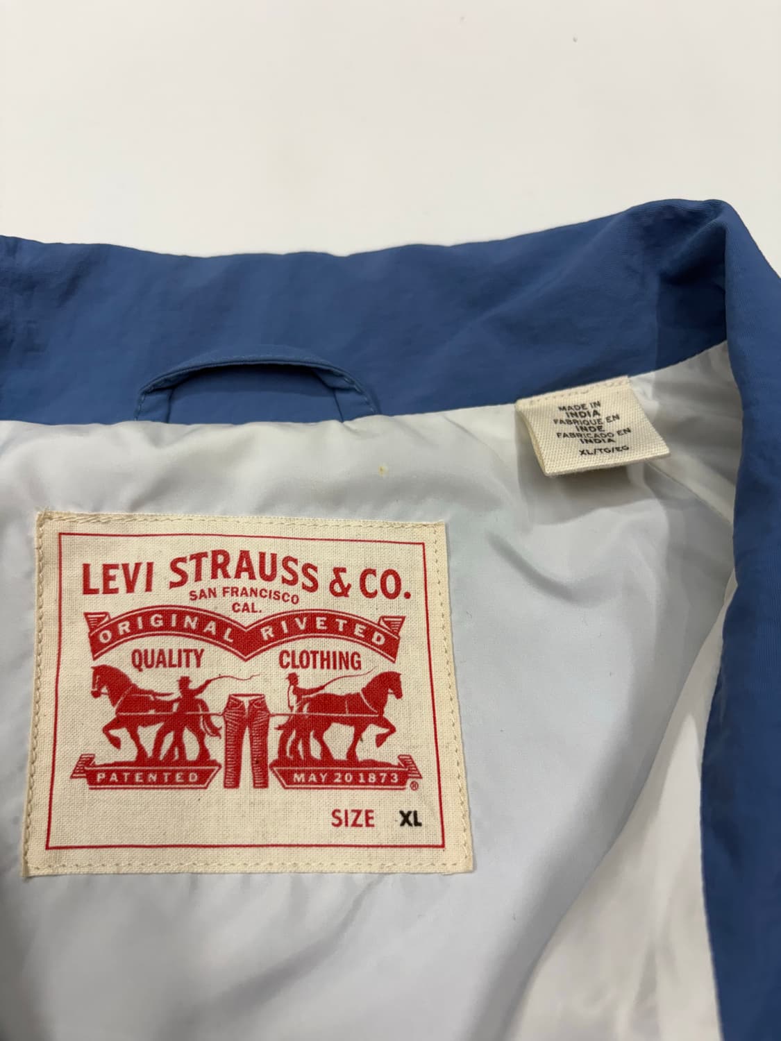 00s 리바이스 빈티지 올드스쿨 빅로고 바람막이 자켓 상품이미지10