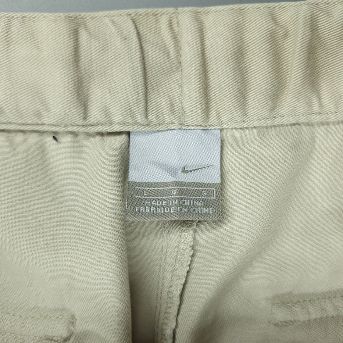 나이키 00s 화이트 블랙 배색 스우시 로고 벨티드 카고바지 카고팬츠 상품이미지7