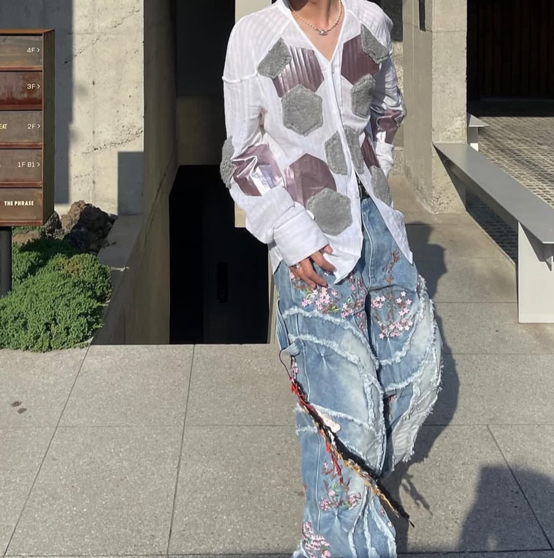 키코 코스타디노브 24FW Dahn 아플리케 셔츠 [46] 상품이미지2