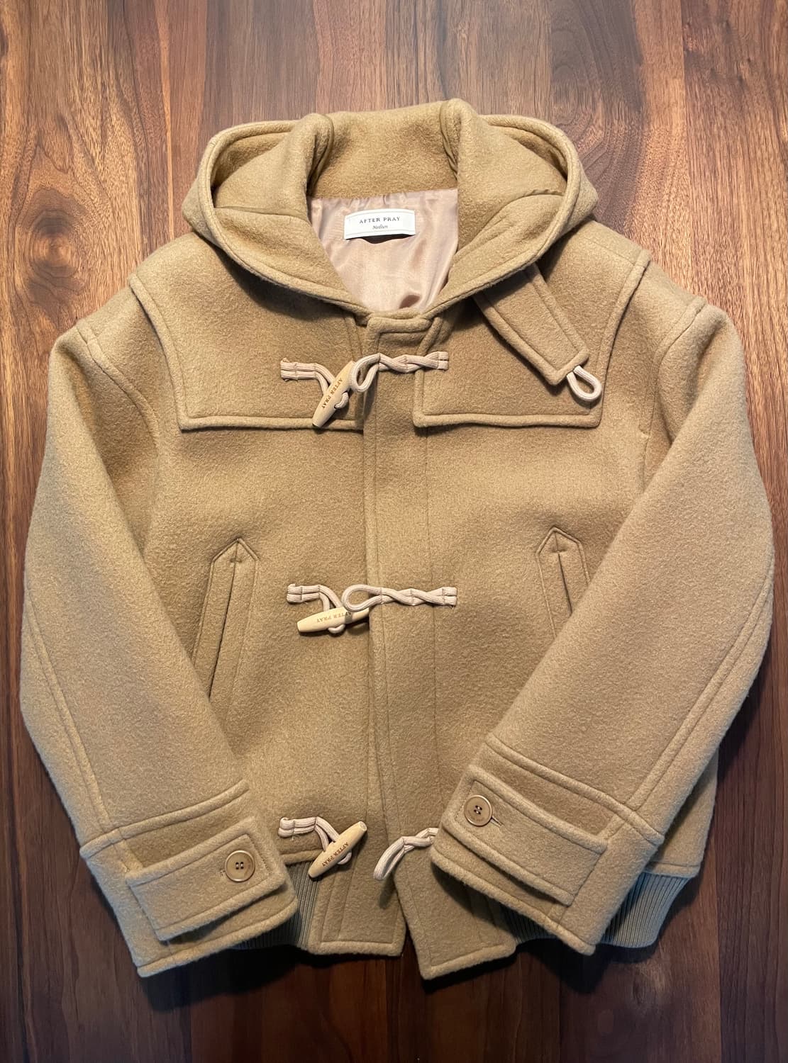 애프터프레이 더플코트 카멜 상품이미지1