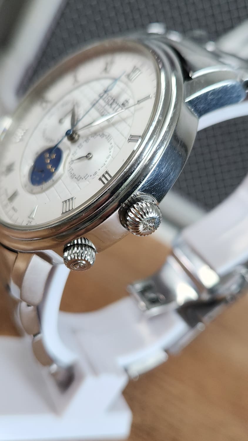 # 스위스메이드 자스페로  클라시코 문페이즈 남자명품 메탈시계 급처 상품이미지3