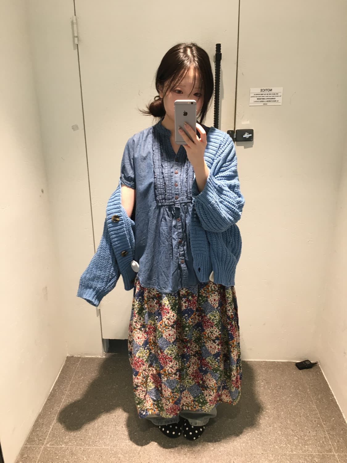 빈티지 데님 패치 모리 코디세트  상품이미지2