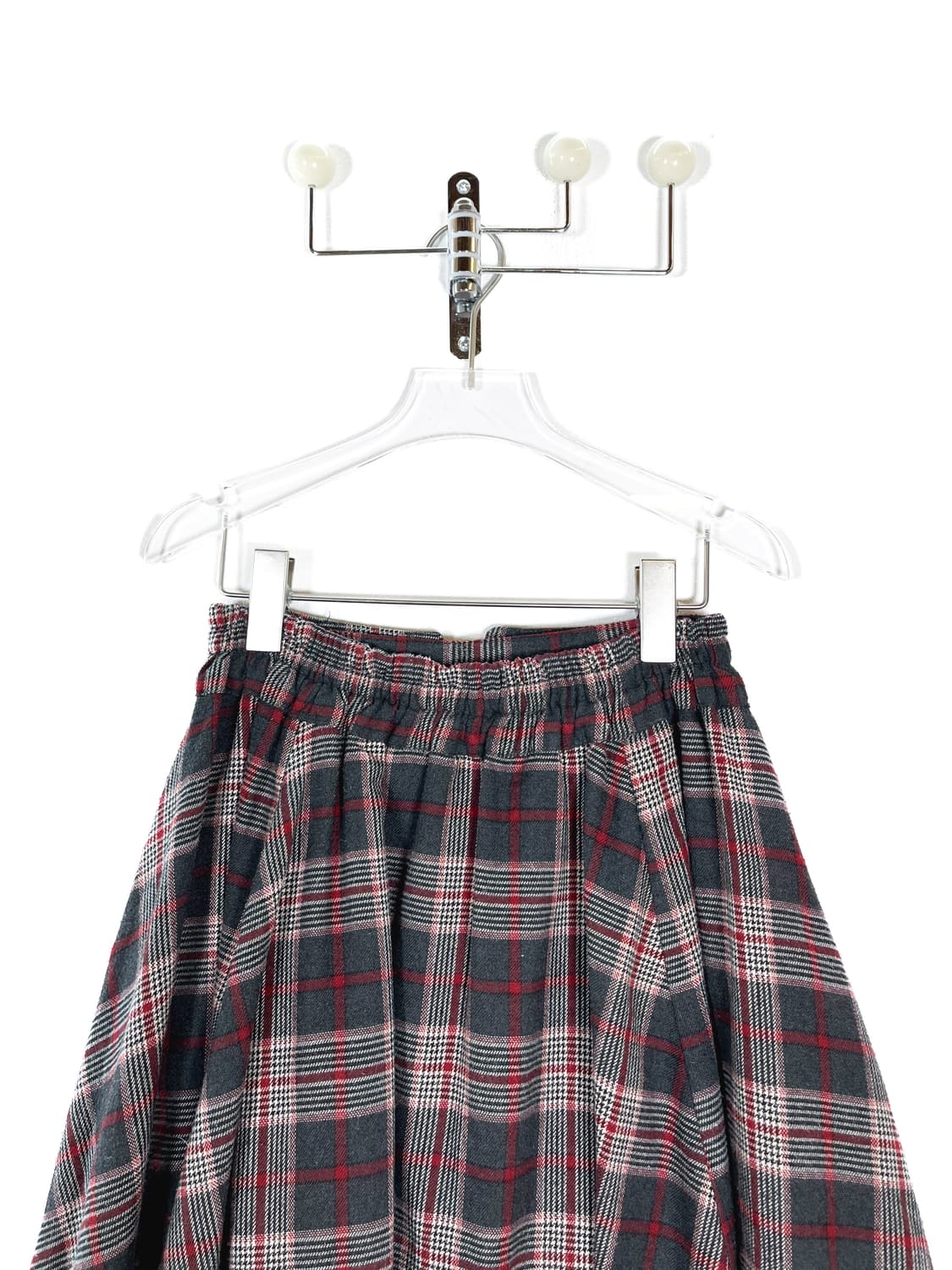  빈티지 체크 레이어드 스커트 상품이미지6