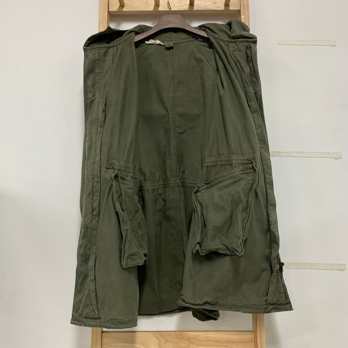 70s 프렌치 밀리터리 프랑스군 오리지널 M-64 필드 파카 상품이미지8