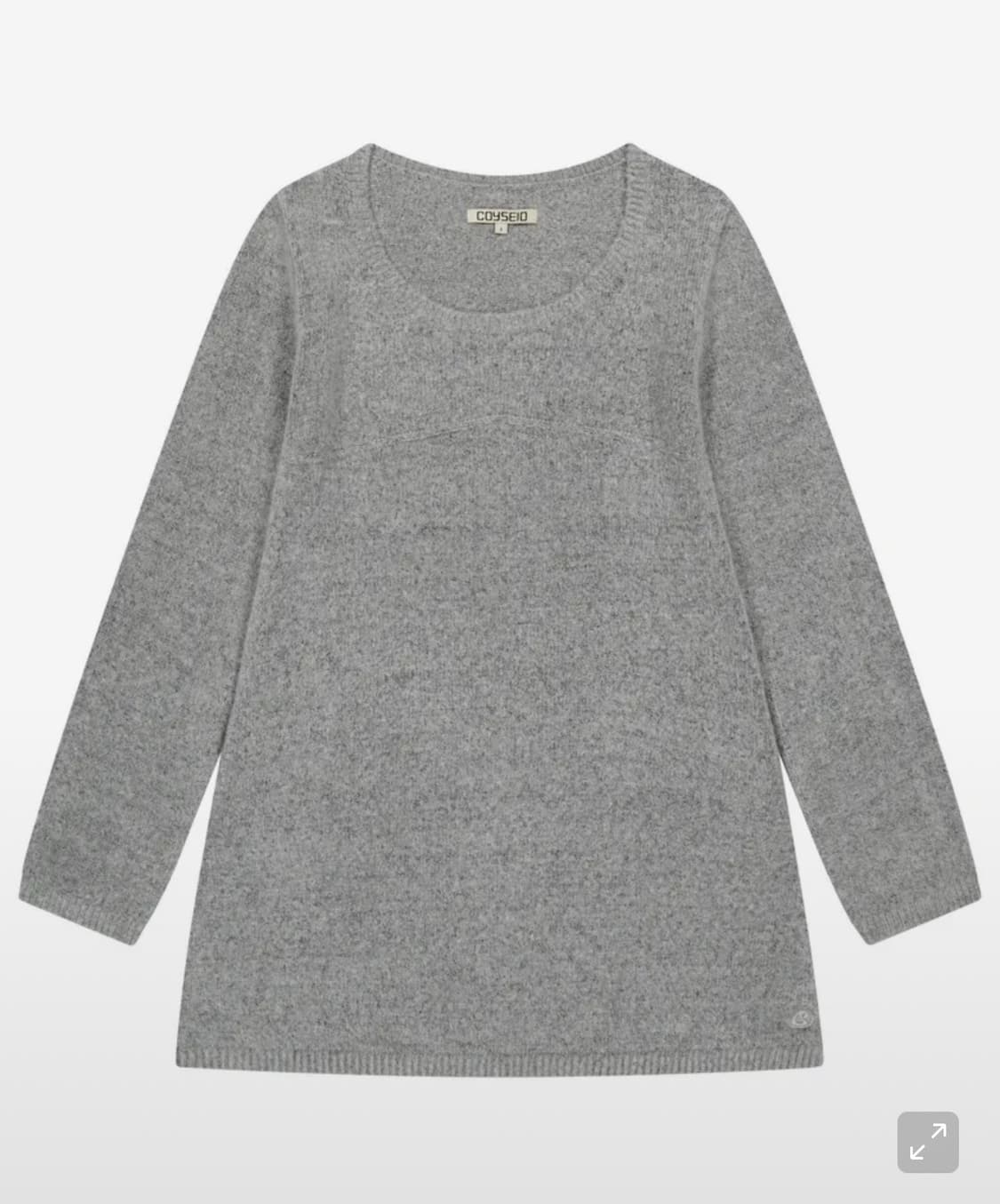 코이세이오 부클 니트 원피스 라이트 그레이 2사이즈 상품이미지1