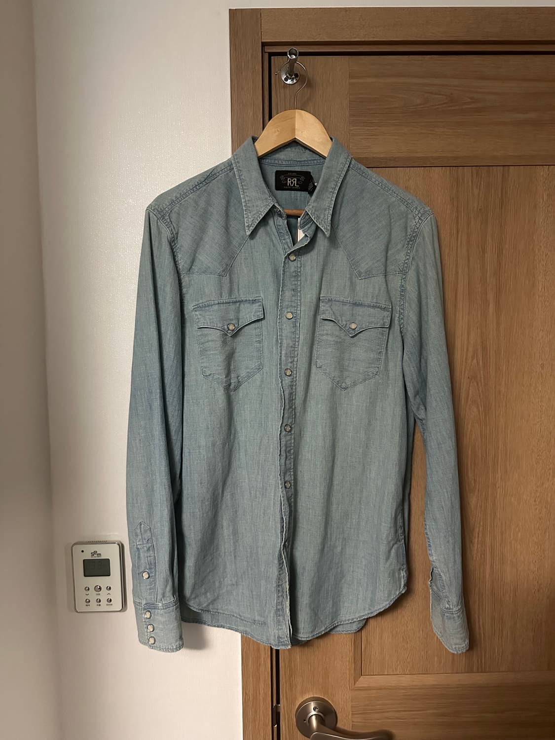 (새제품) RRL 슬림 샴브레이 웨스턴셔츠 L사이즈 더블알엘 상품이미지2