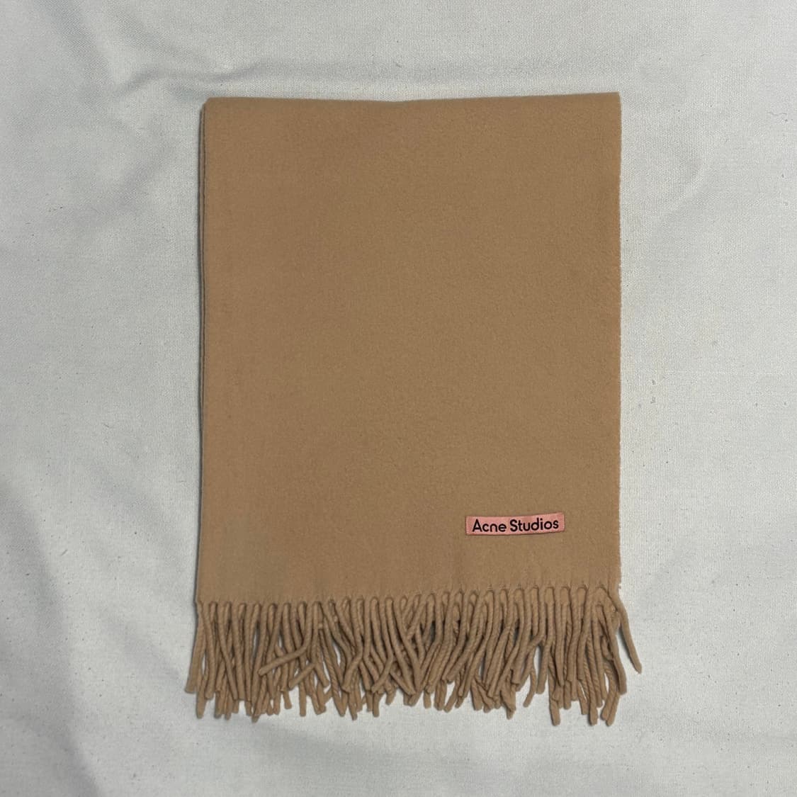 OS 아크네스튜디오 울 베이지 머플러 상품이미지3