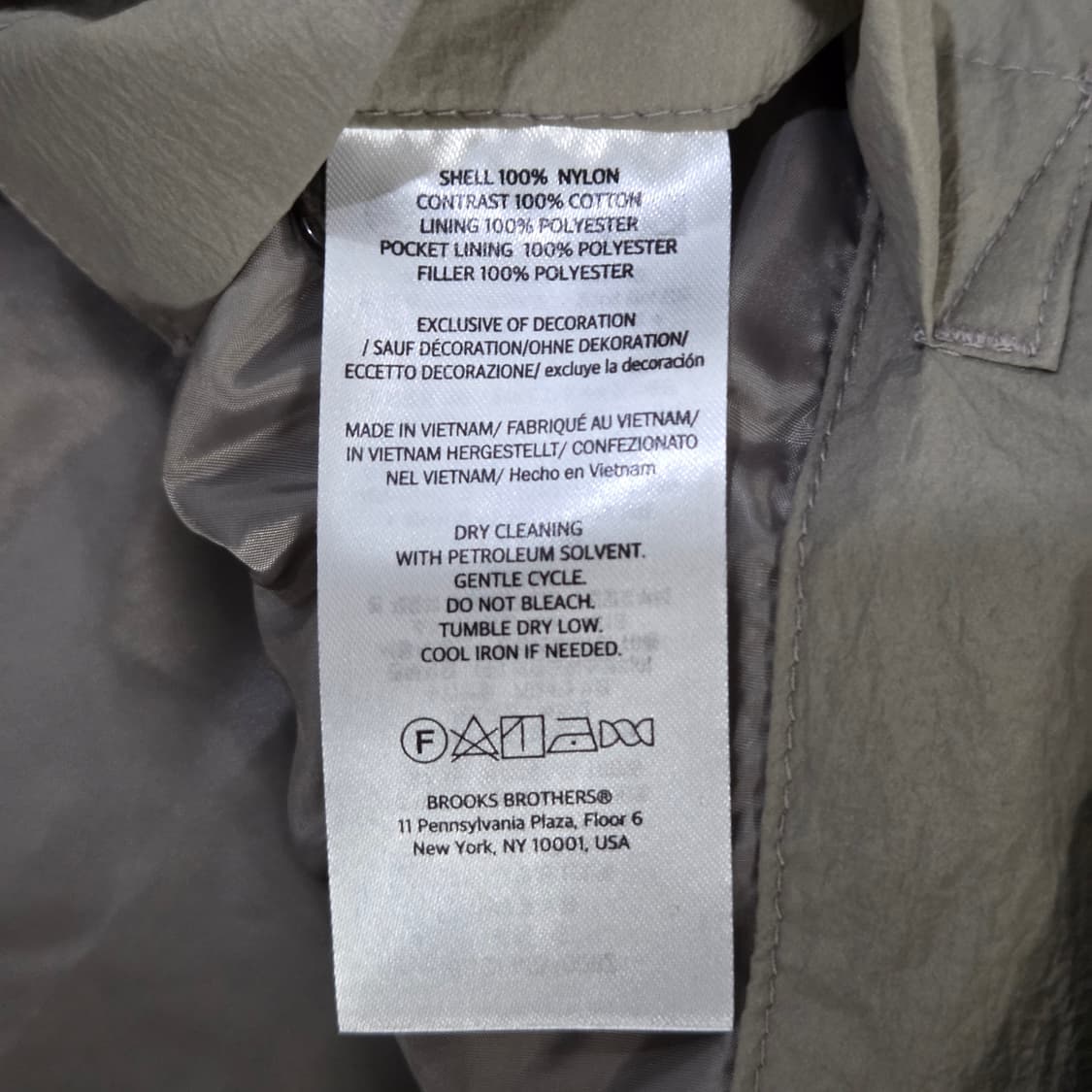 브룩스브라더스 퀼팅 베스트 S  상품이미지4