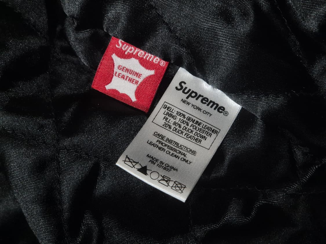 슈프림 플레이보이 레더 자켓 푸퍼 패딩 상품이미지5