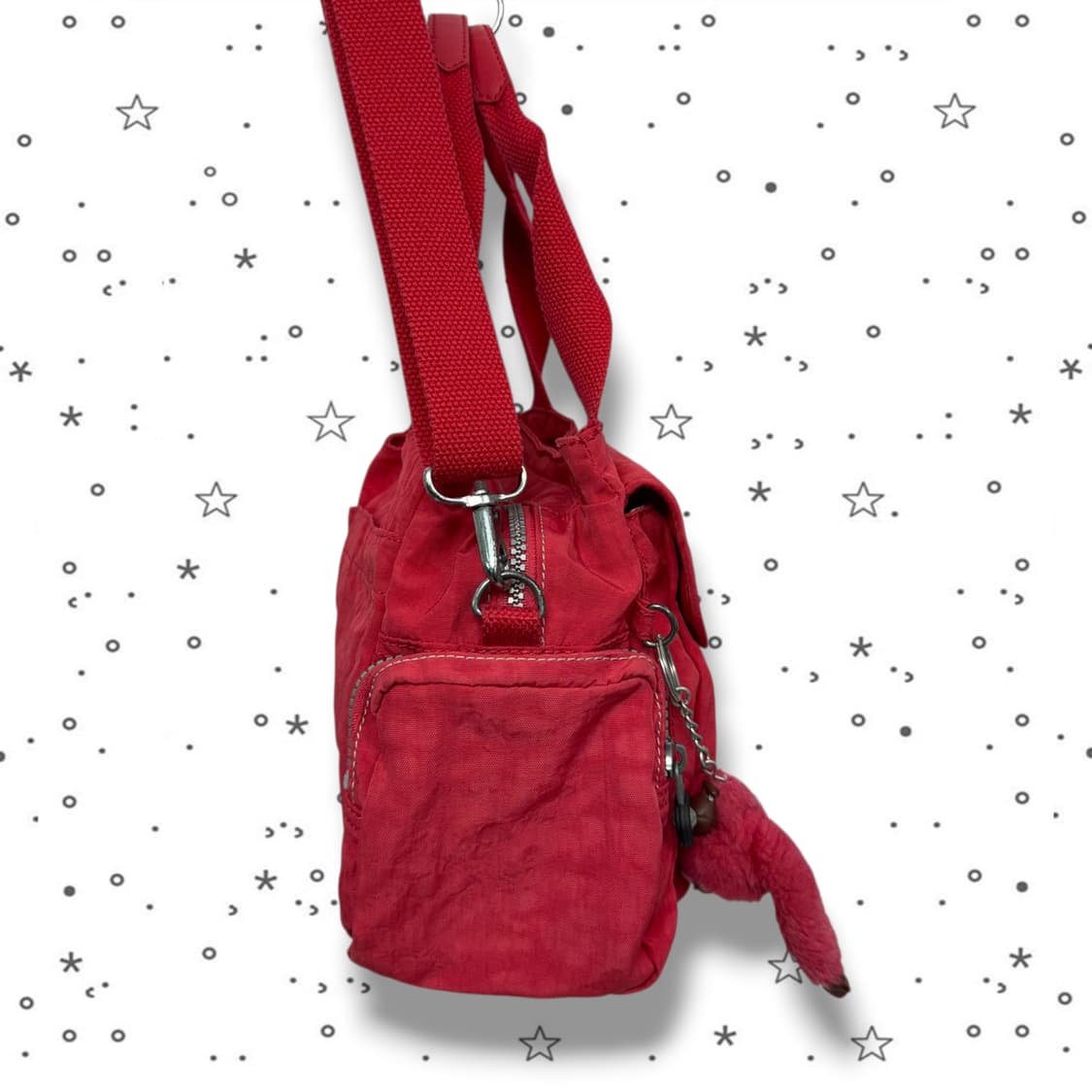 Kipling 키플링 레드 크로스백 상품이미지5