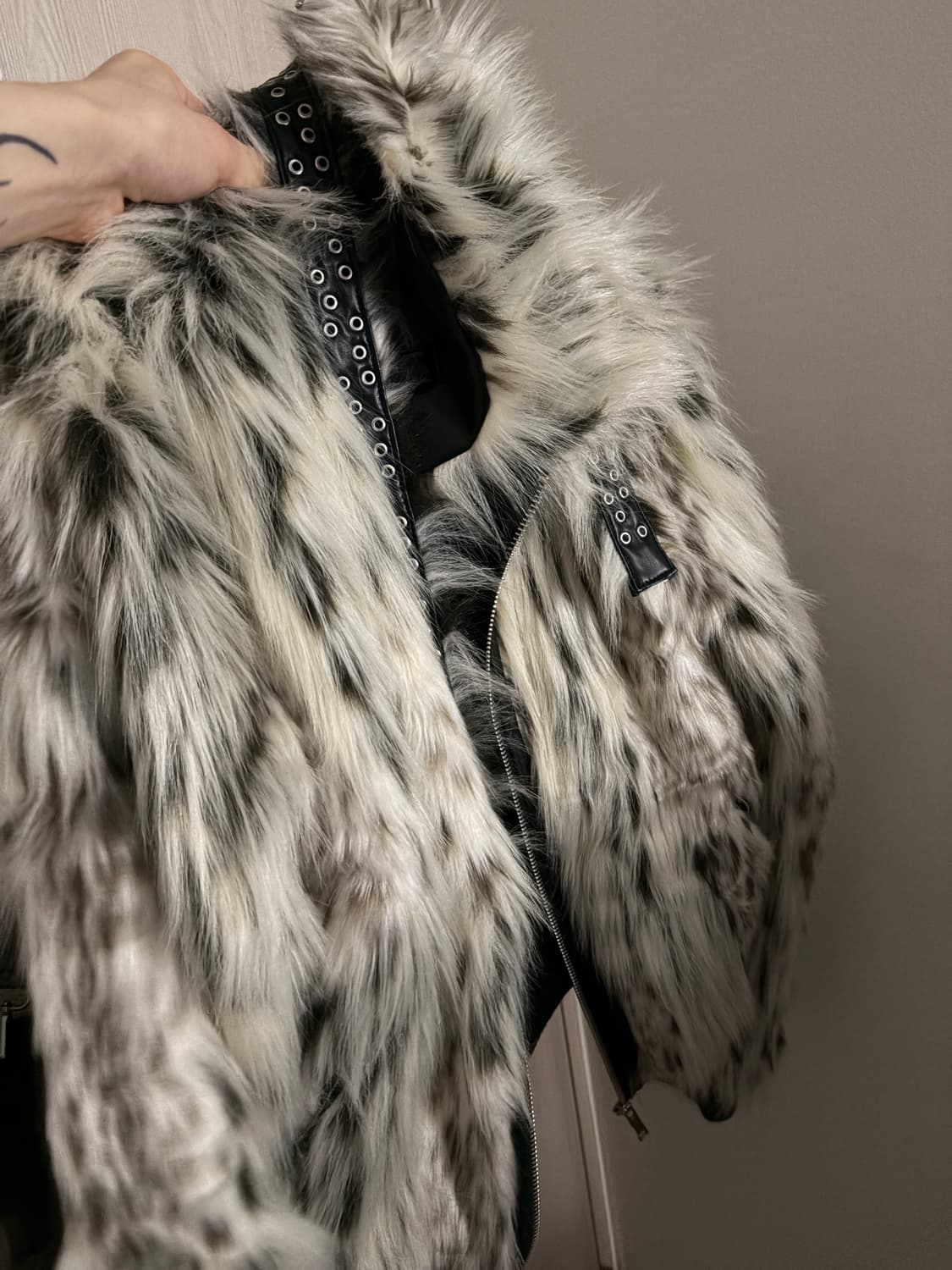 Racer worldwide snow lynw fur bomber 퍼자켓 상품이미지4