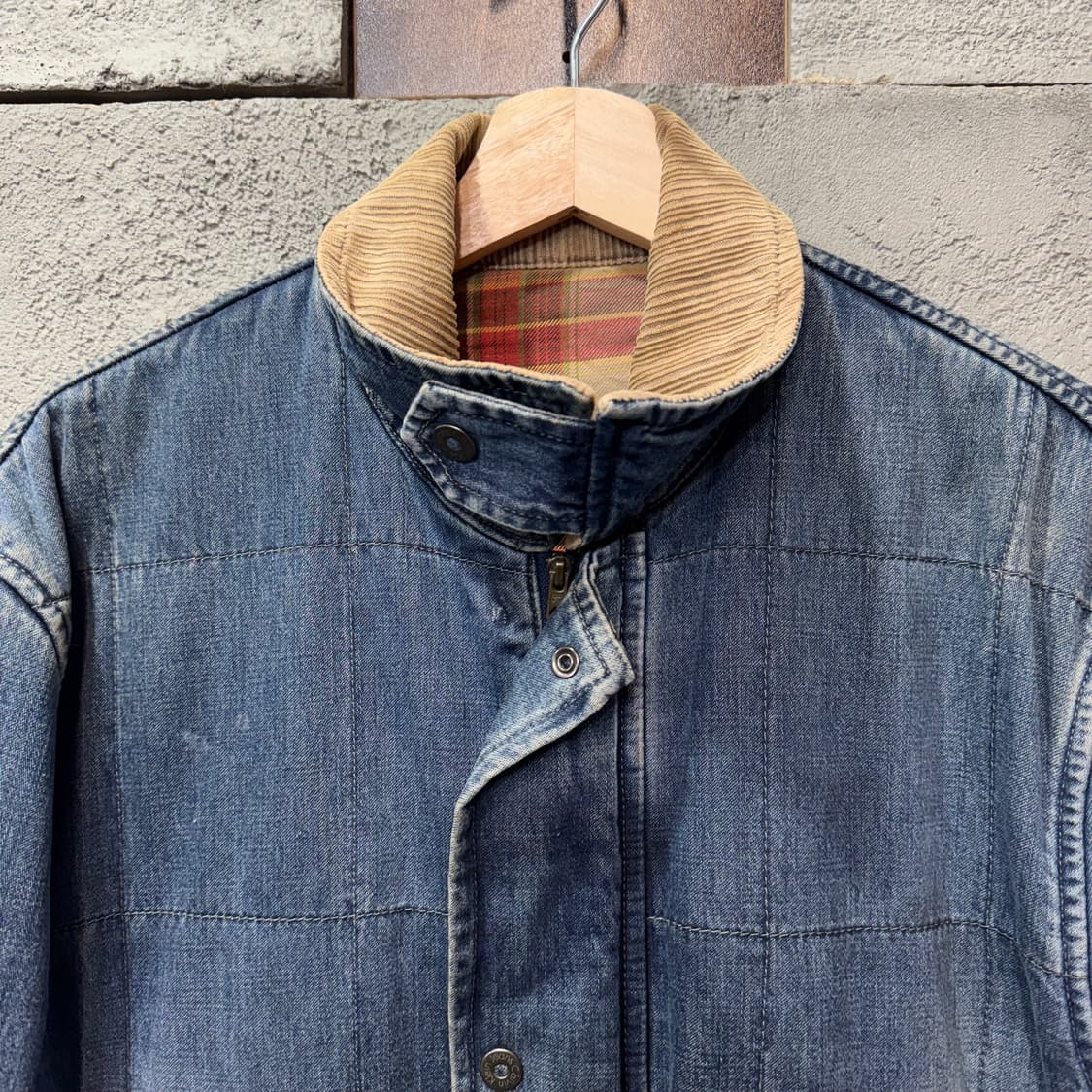 00s 캘빈클라인 데님 초어 자켓 made in ITALY (M)  상품이미지3