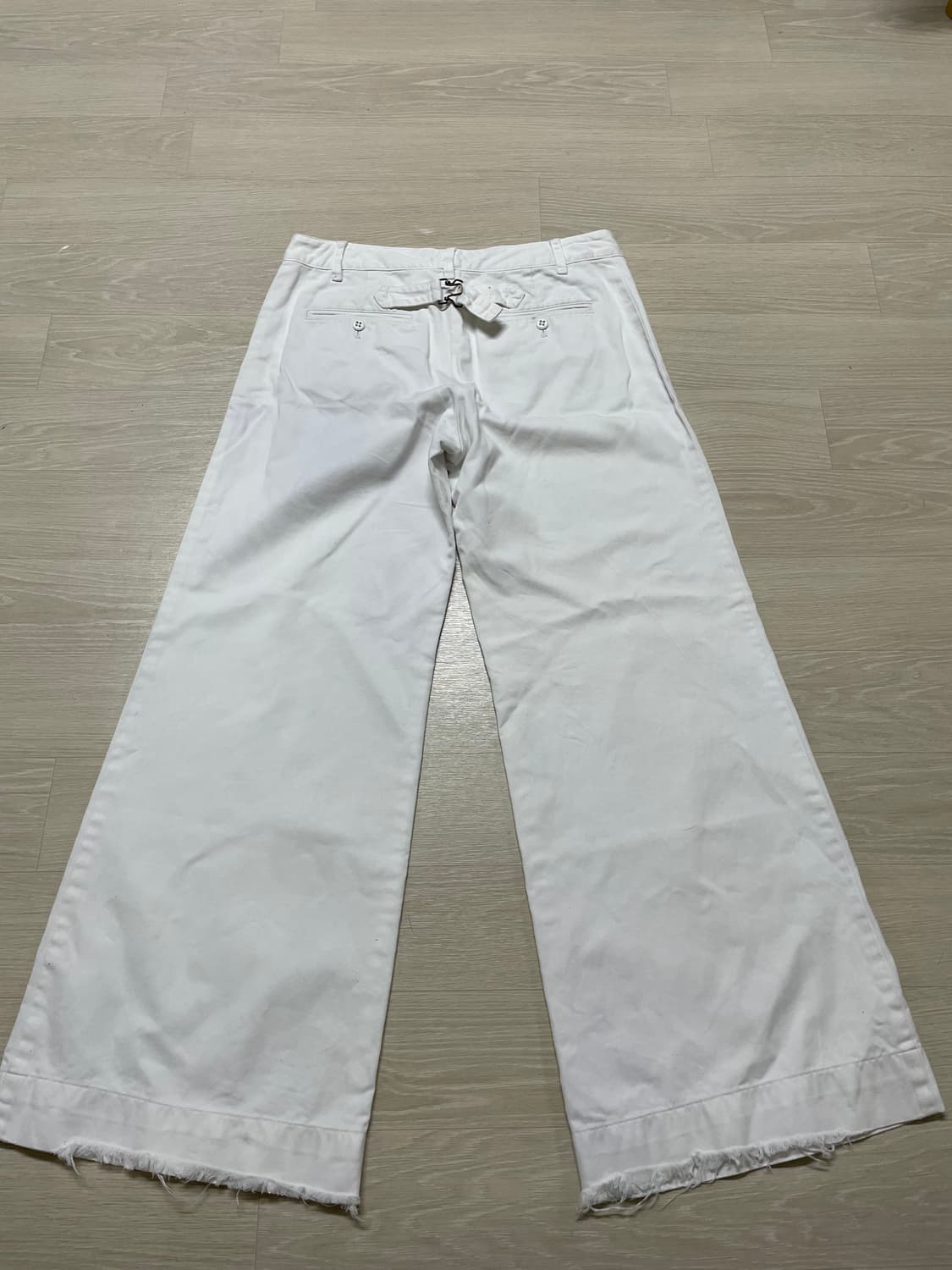 폴로 랄프로렌 흰색 면바지 새상품 상품이미지4