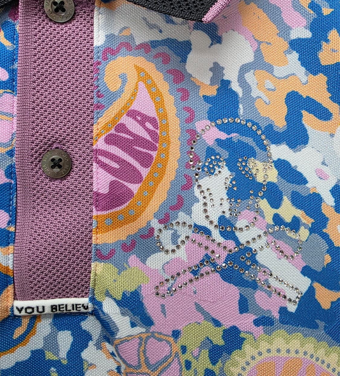 마크앤로나 남성 골프반팔티 100 페이즐리 폴로셔츠 MM83 상품이미지3