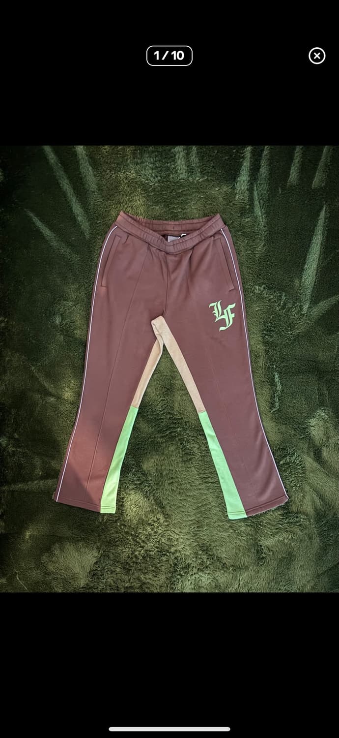 [L] 푸마 훕스 X 라멜로 볼 라프랑스 콜라보 트랙팬츠 브라운 상품이미지1