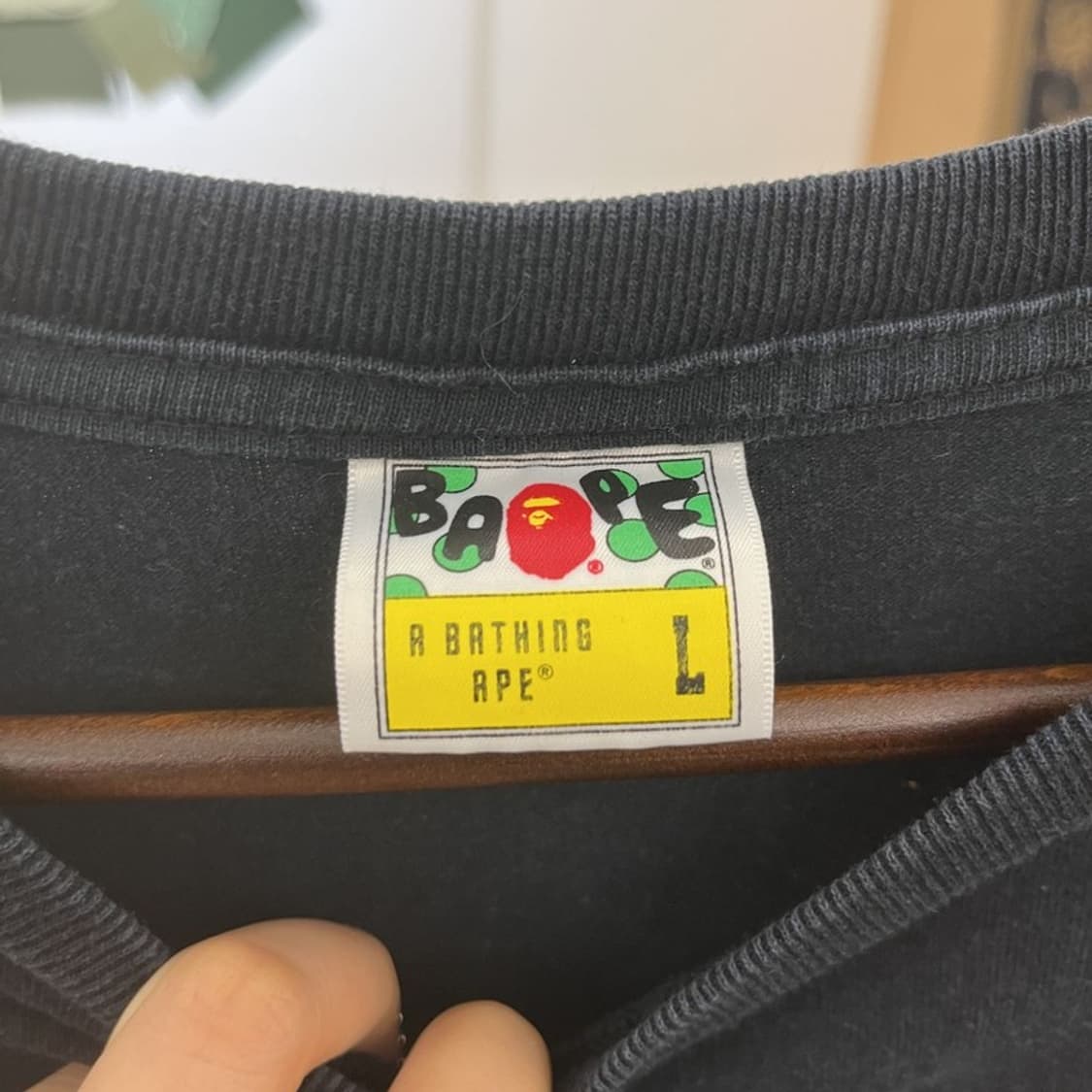베이프 AAPE 캐주얼 빈티지 원포인트 포켓 반팔티 L C12219 상품이미지5