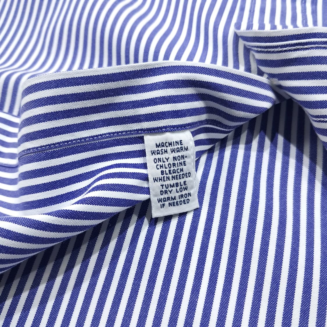 CL857 XL 폴로 00s 코튼 블루 스트라이프 셔츠 남방 상품이미지5