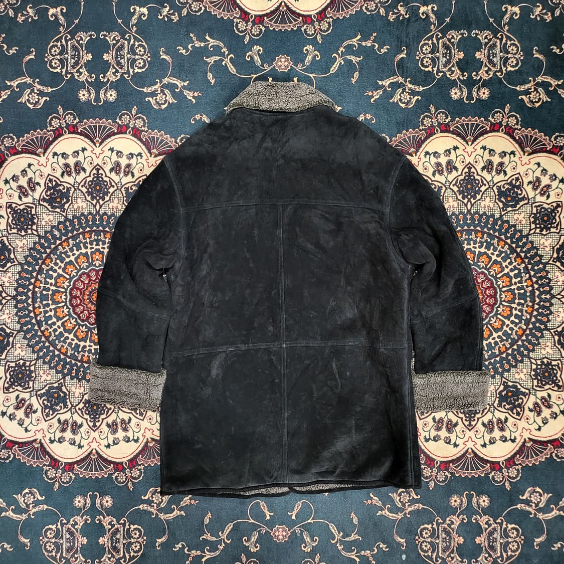 90s CERVANTES 레더 무스탕 (105) 상품이미지6