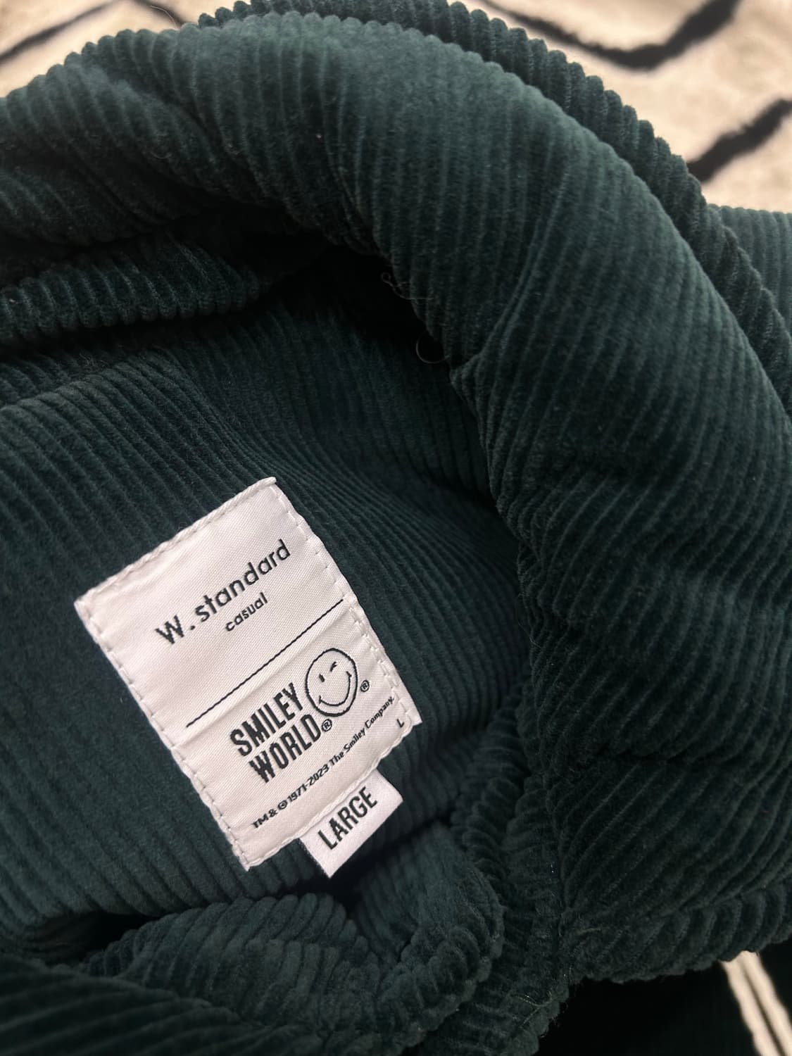 [L]W.스탠다드 오버핏 코듀로이 바시티 점파 상품이미지6