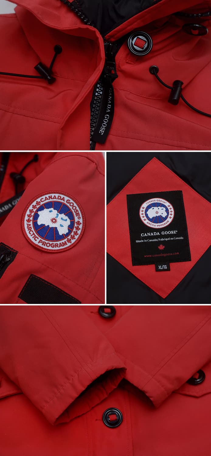 캐나다구스 몬테벨로 헤리티지 다운 패딩 파카 레드 (WXL / 100+) 상품이미지9