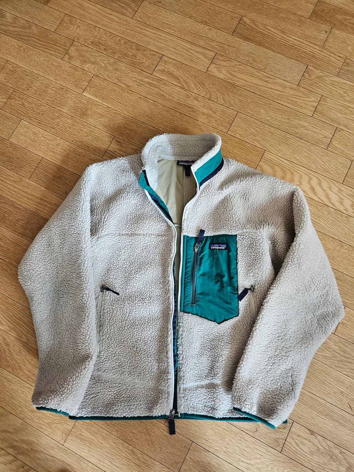 파타고니아 레트로 x 후리스 플리스 자켓 양털 신칠라 그린 m 상품이미지1