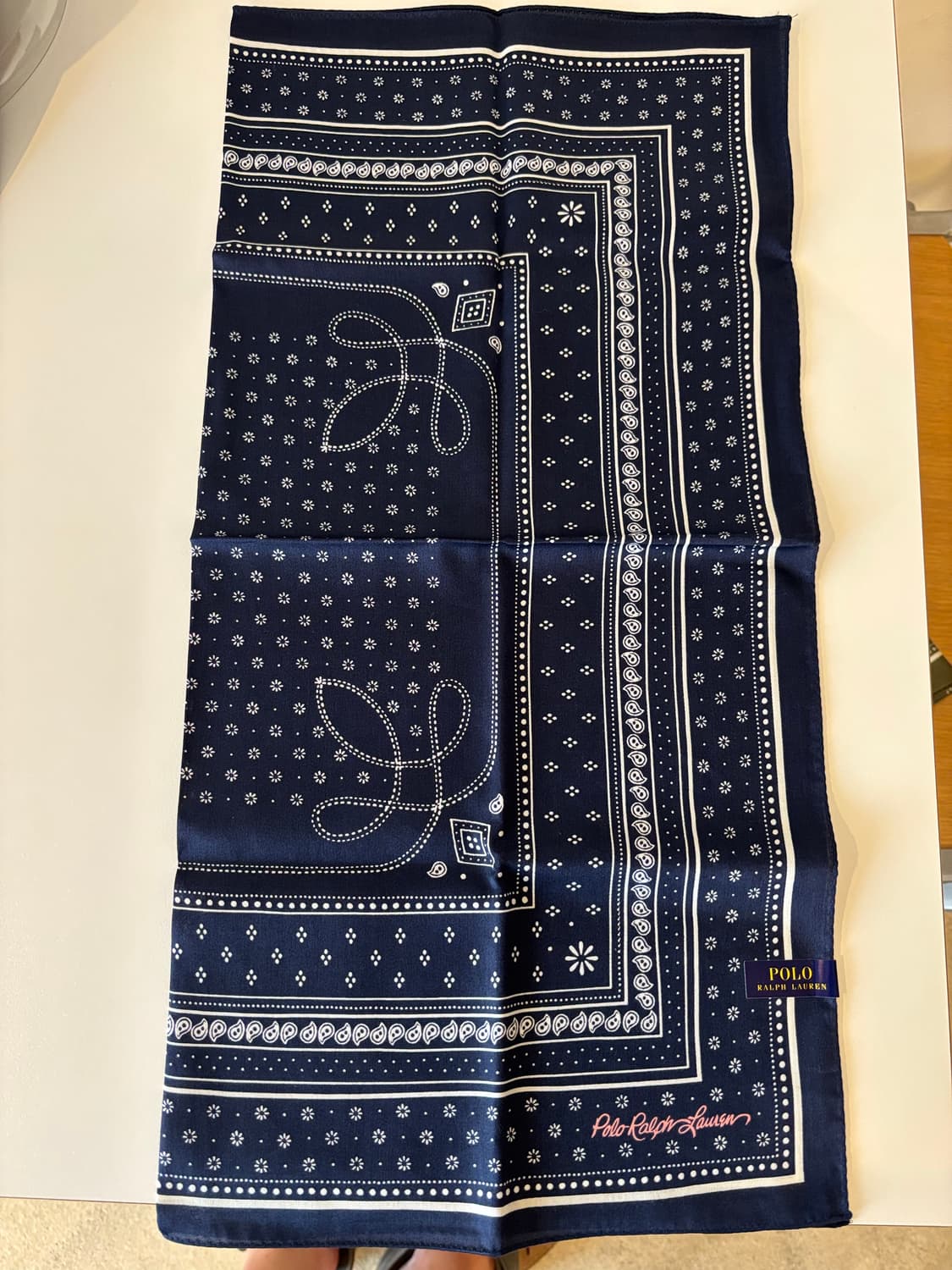 폴로 랄프로렌 Bandana 손수건 네이비/카키 상품이미지3