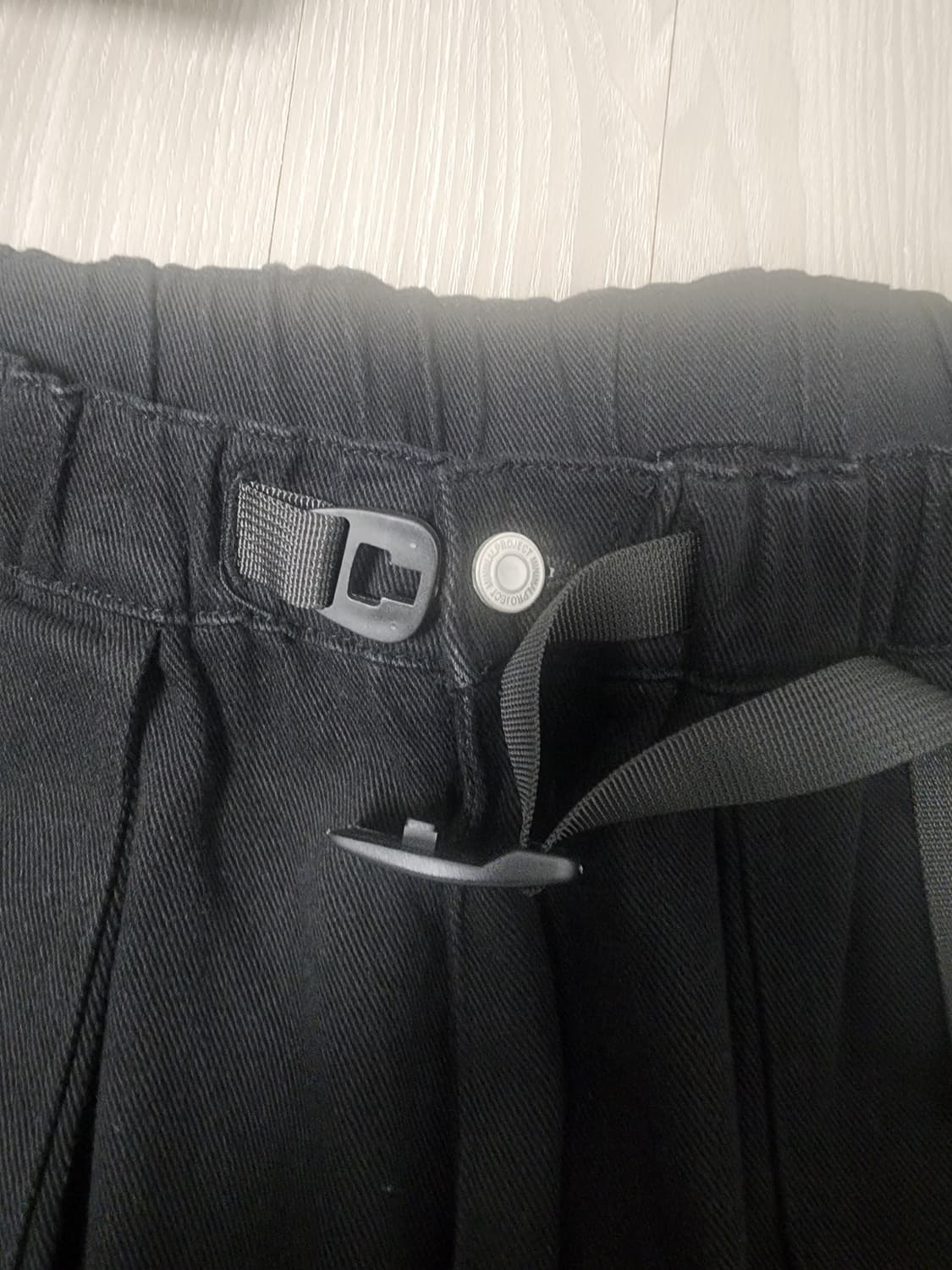 미니멀프로젝트 와이드 카고 밴딩 팬츠 L 상품이미지2