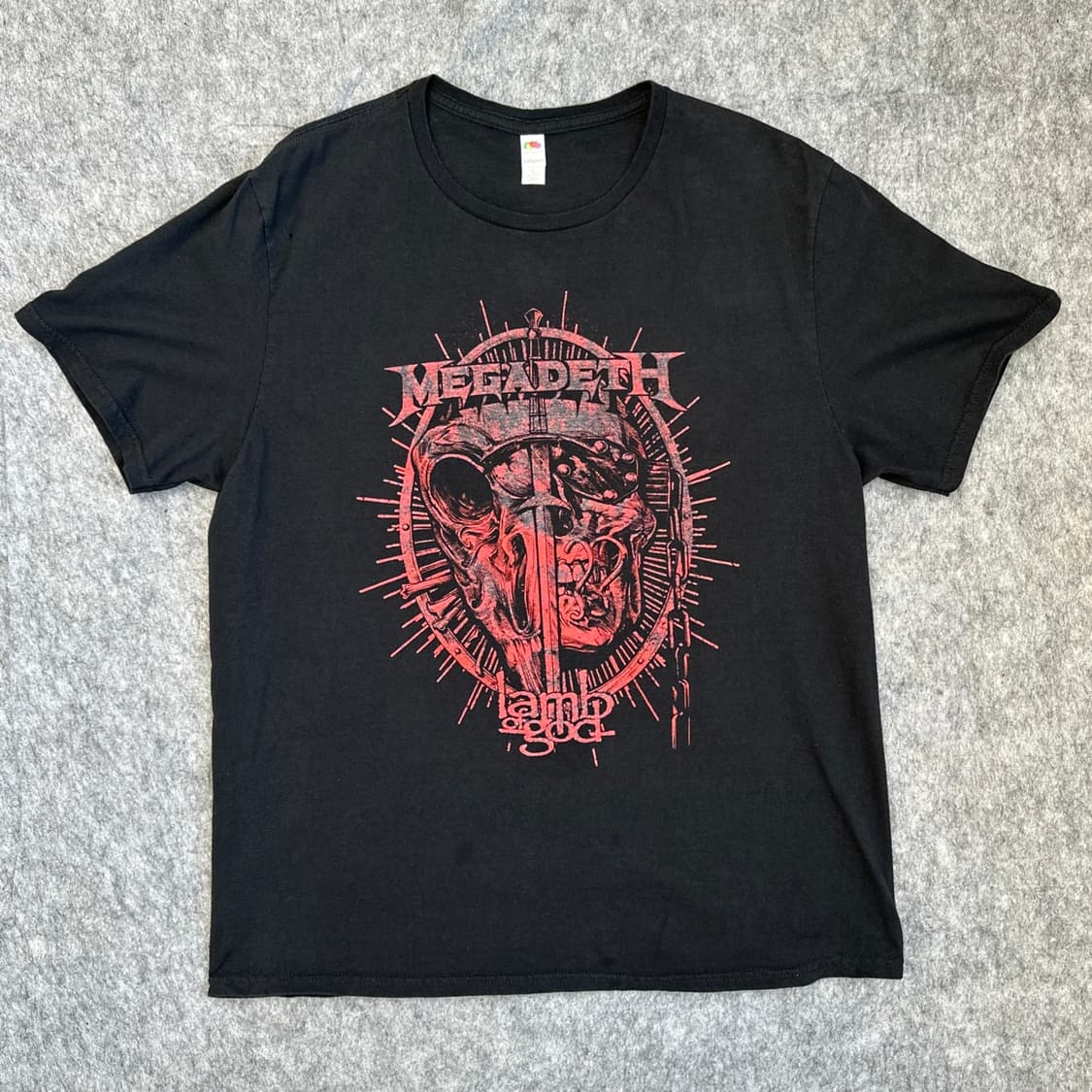 [L] 메가데스 x 램오브갓 2021 투어 반팔 티셔츠 (Megadeth 상품이미지6