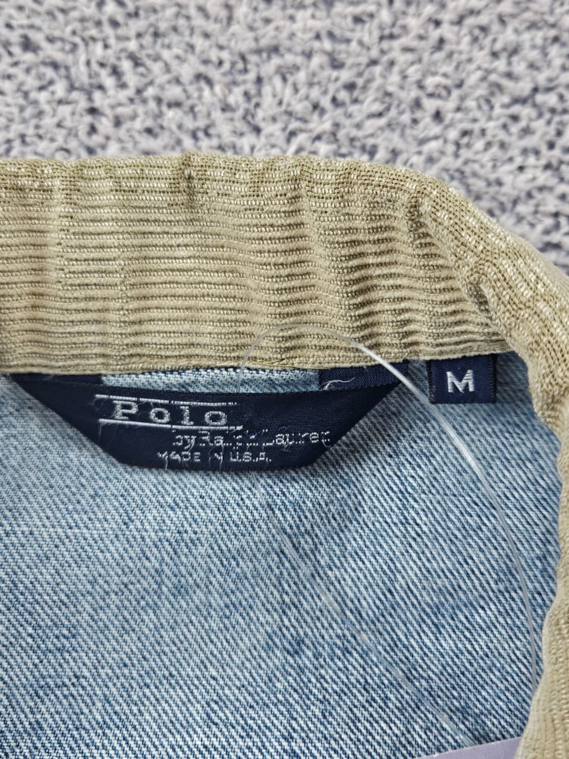 80's USA 폴로랄프로렌 워크 데님 트러커 자켓 (M)/ 10797 상품이미지8