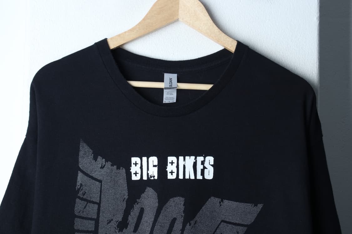(XL-3XL) 길단 반팔 티셔츠 USA 빅사이즈 블랙 락티-H31239 상품이미지3