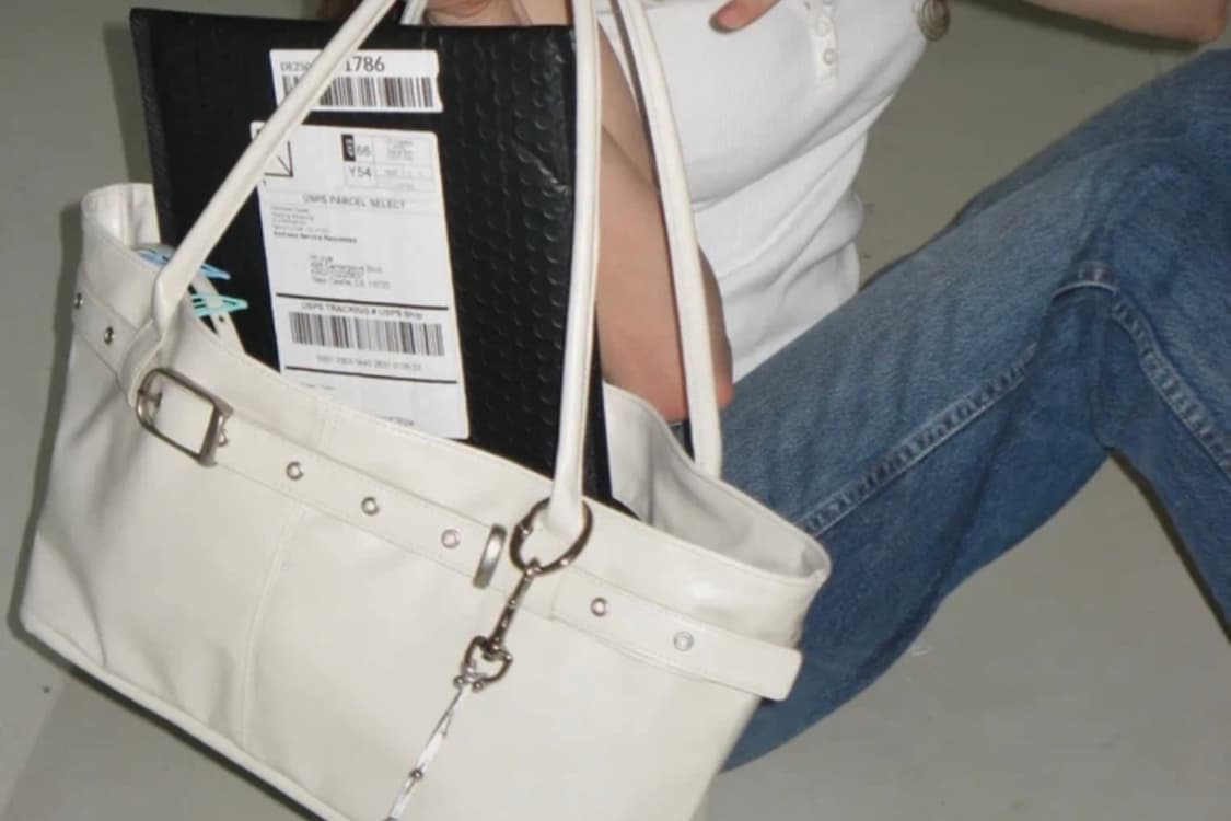 여밈 belted boat bag (oyster) 상품이미지1