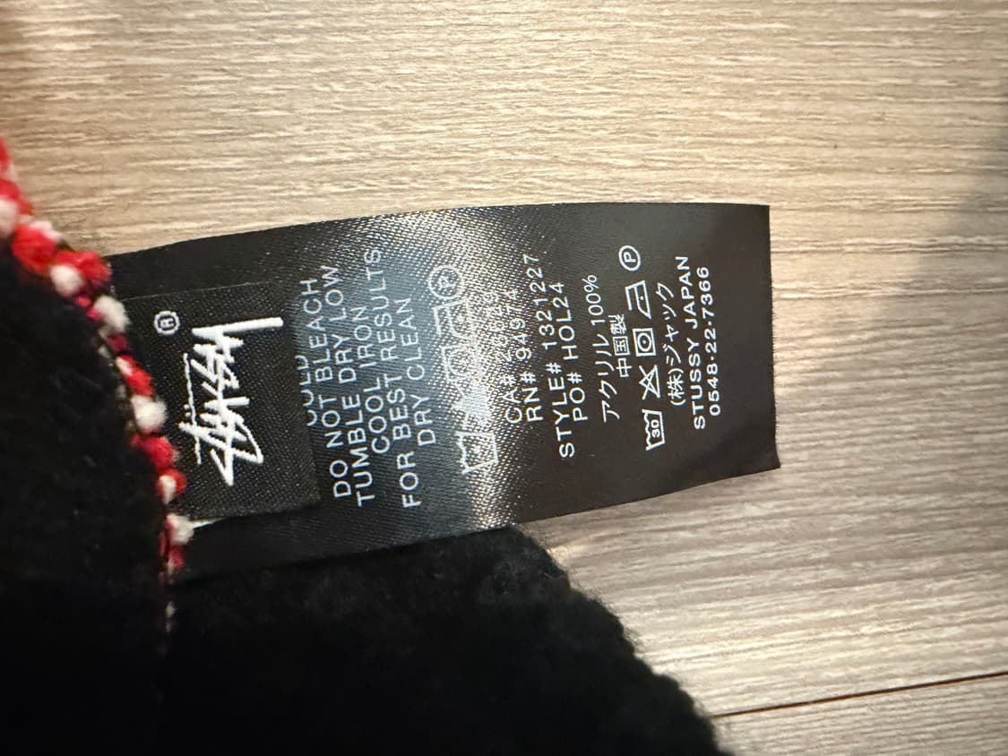 스투시 스포츠 니트 버킷햇 블랙 S/M 상품이미지6