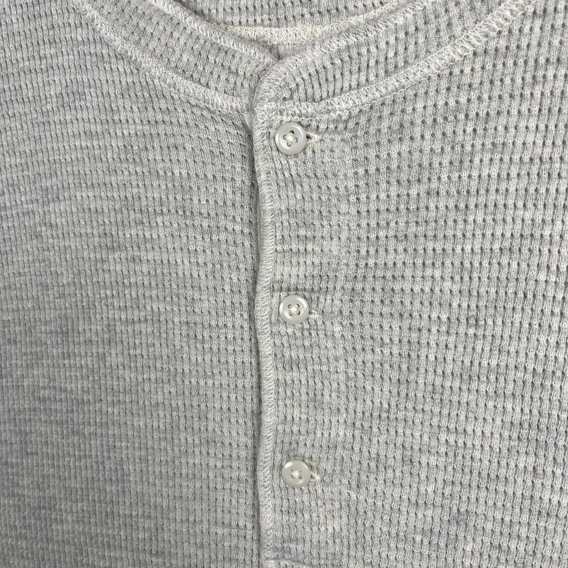 더블 알엘  와플 니트 헨리넥 써멀 셔츠 상품이미지4