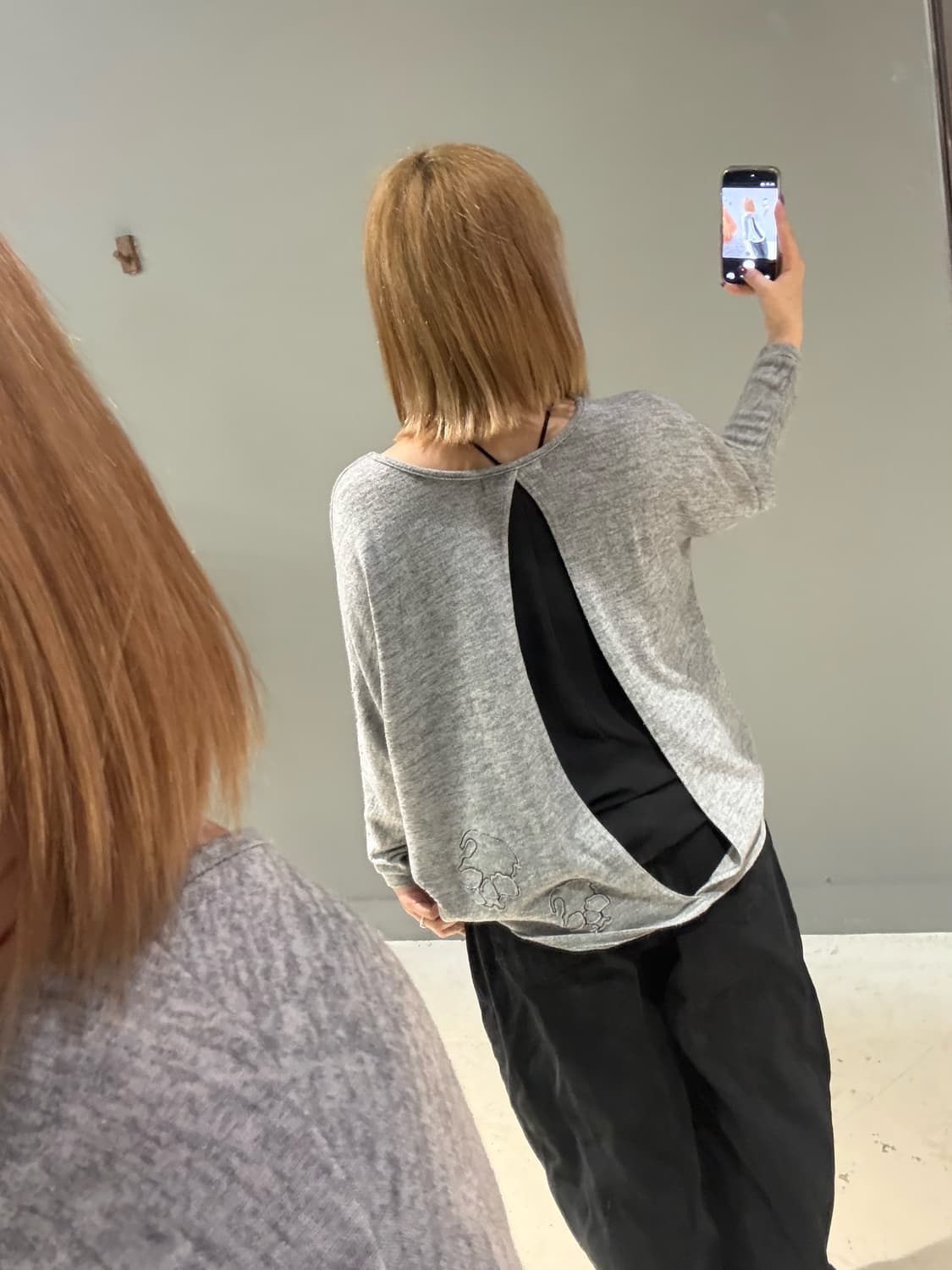 Heaven And Earth skull point slit top 상품이미지4