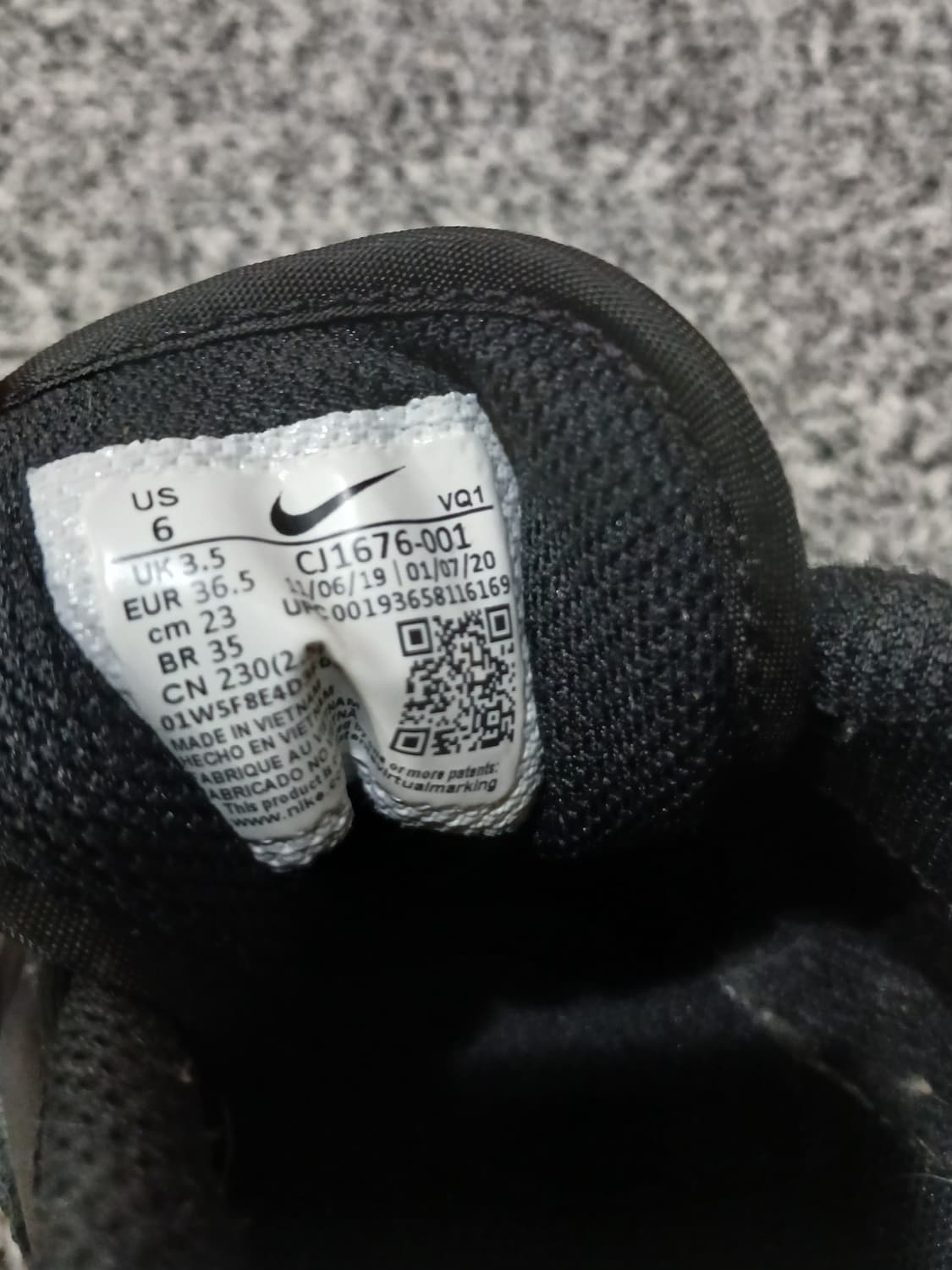나이키(NIKE) 블랙 운동화 상품이미지7