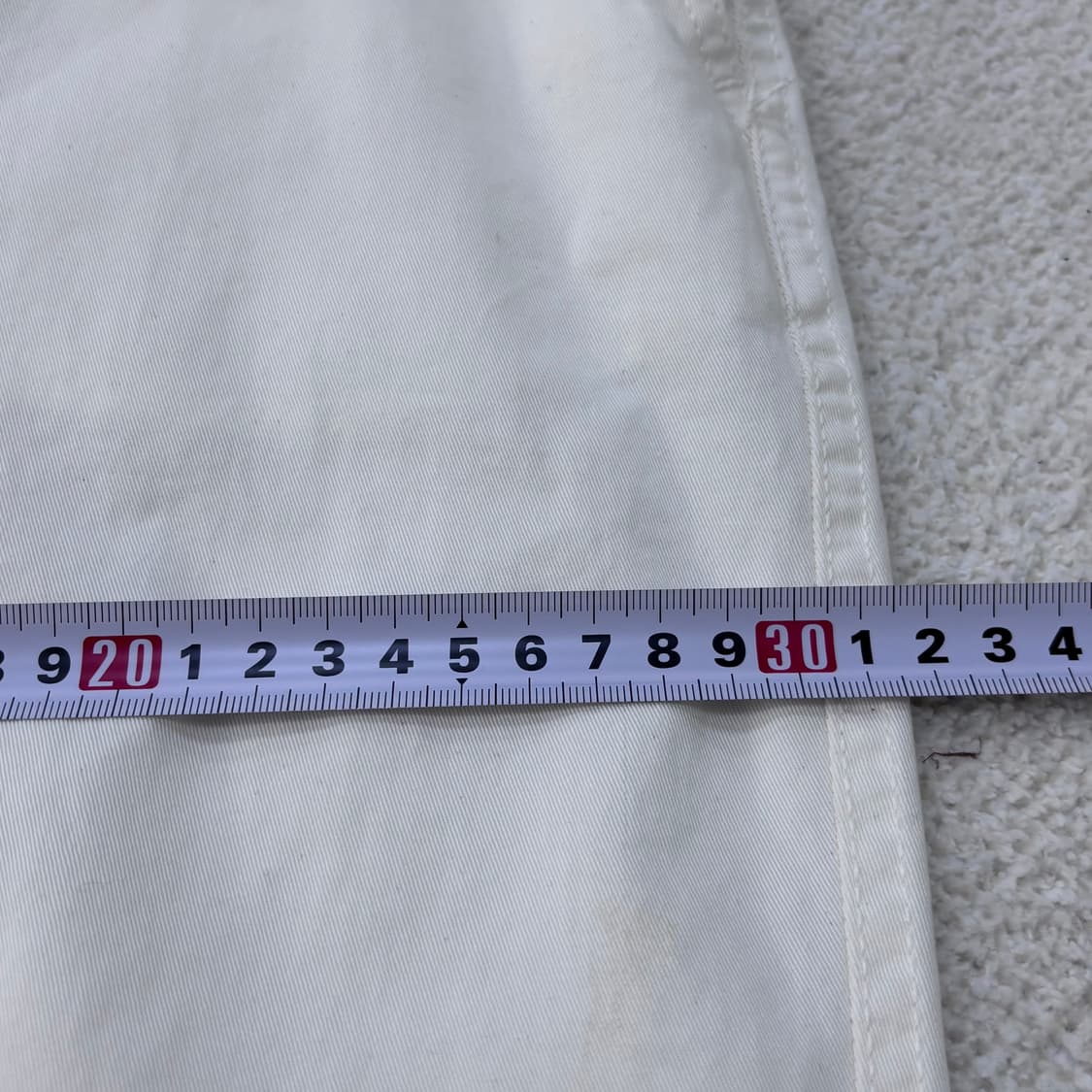 EU40 자라 화이트 청바지 0306E 상품이미지8