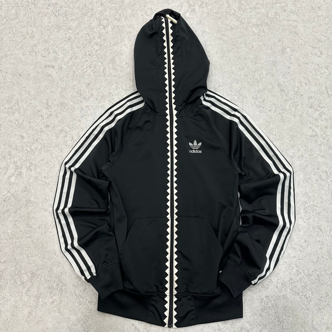 90 아디다스 재팬 풀집업 후드 져지 트랙탑 상품이미지4