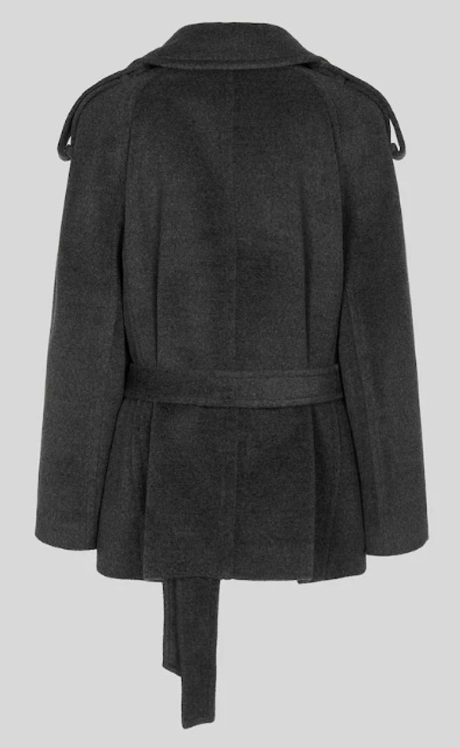 준지 벨티드 미디코트 그레이 상품이미지5