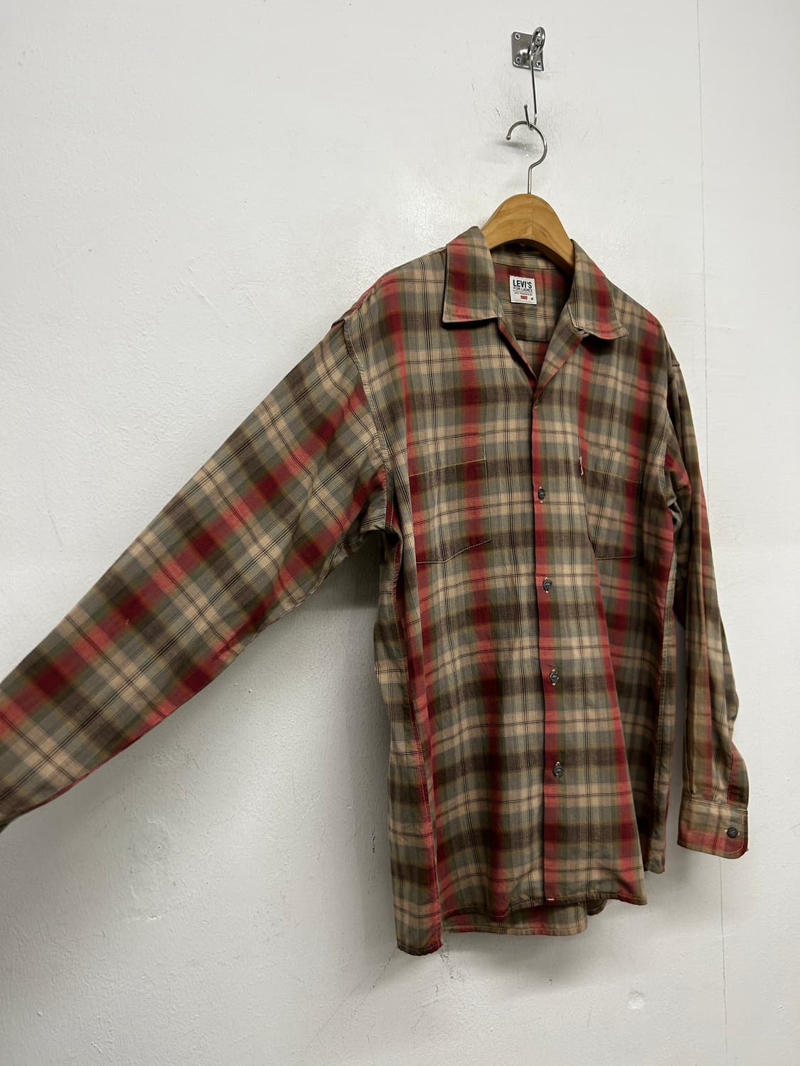 리바이스 오버핏 체크 셔츠 남방 상품이미지2