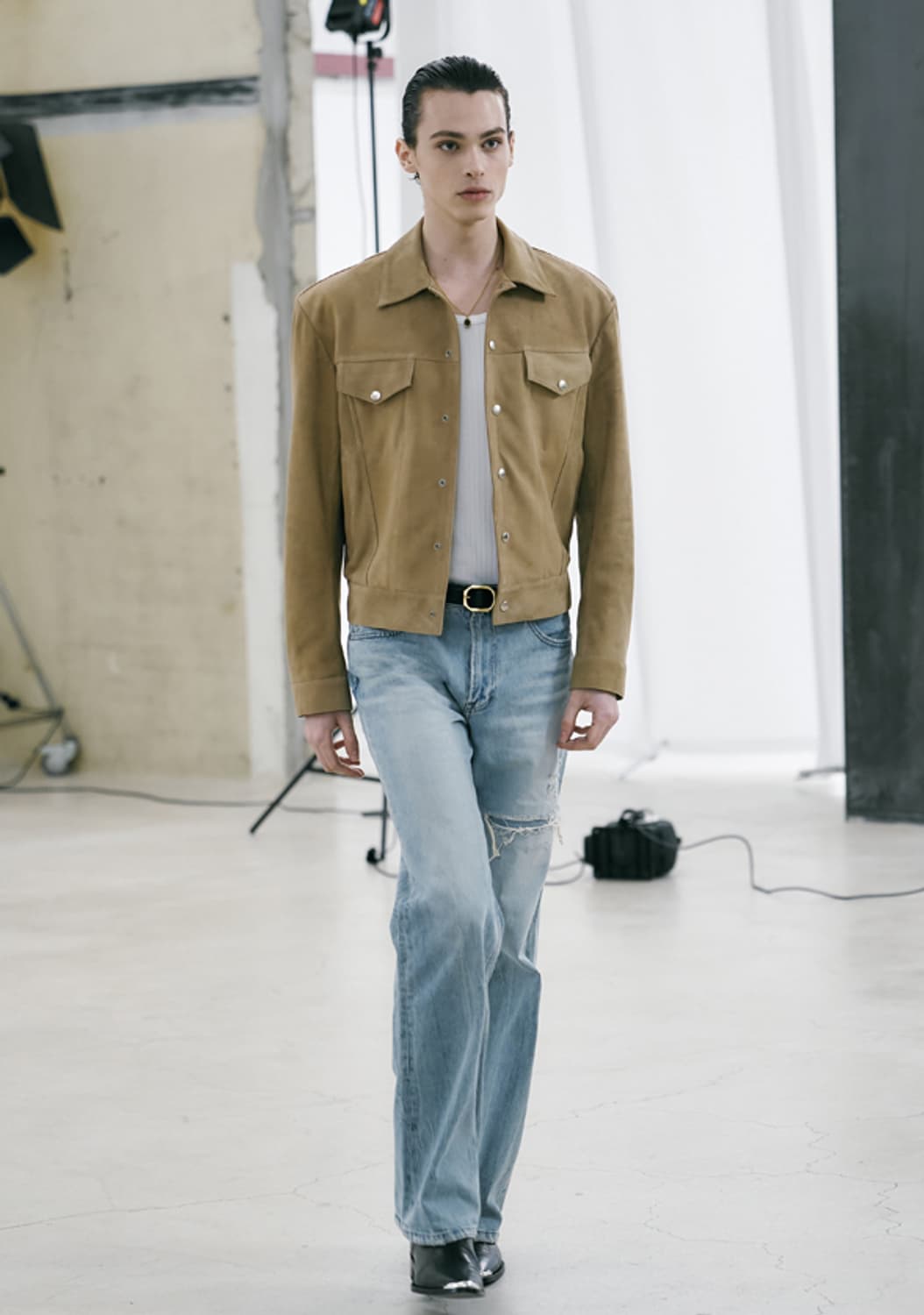 세비지 스웨이드 트러커 자켓 M 상품이미지3