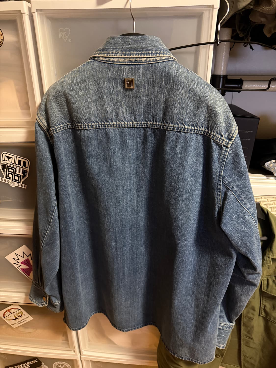 솔리드옴므 데님 자켓 46사이즈 상품이미지3